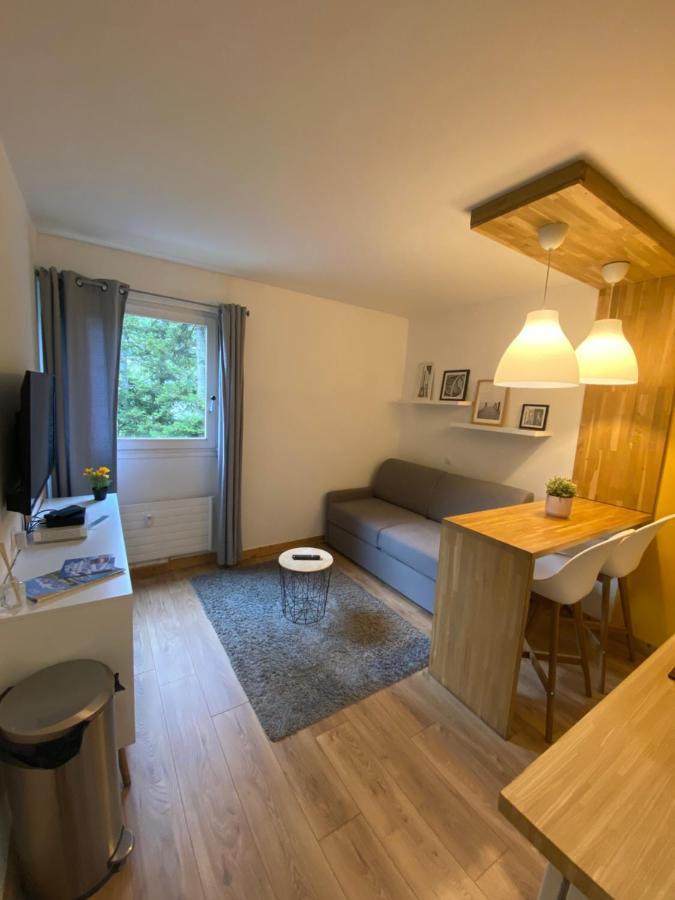 Centre Saint-Gervais studio Jaune moderne proche télécabine 2 pers Exterior foto